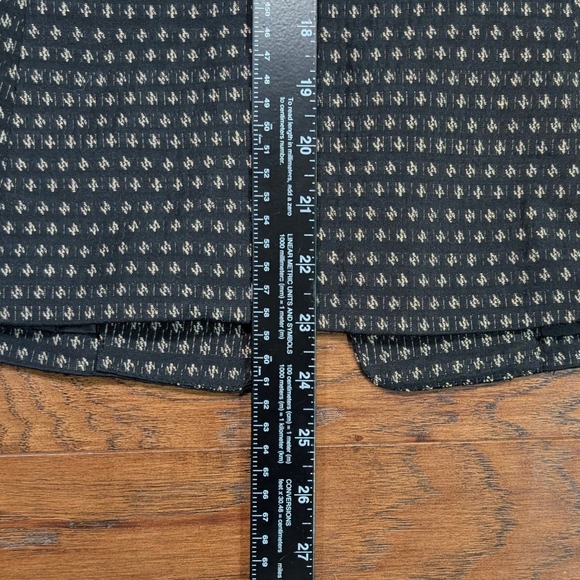 BCBGMAXAZRIA Black Geometric Pattern Blazer Jacket Women's XXS - Picture 13 of 13